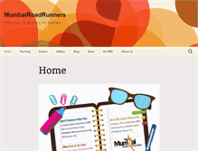 Tablet Screenshot of mumbairoadrunners.com